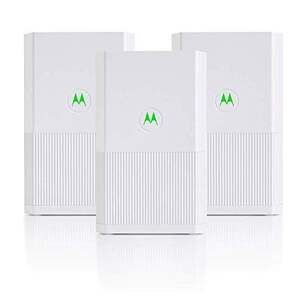 Motorola Whole Home Mesh WiFi System, AC2200 Tri-Band, 3-Pack White